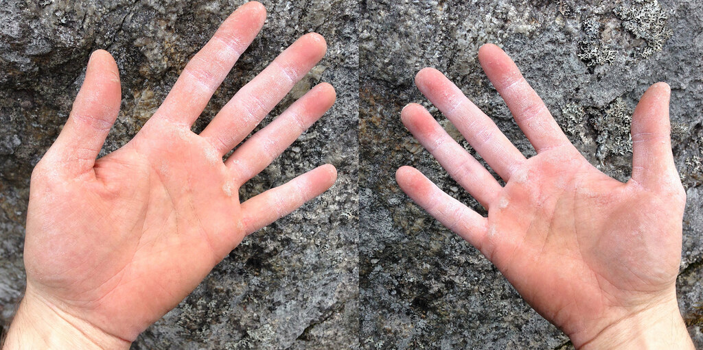 Climbing hands