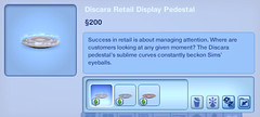 Discara Retail Display Pedestal
