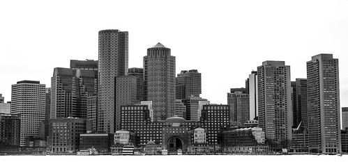 city blackandwhite bw usa white building history water boston skyline architecture modern buildings bay harbor blackwhite nikon gate downtown cityscape waterfront view bright noiretblanc massachusetts gray front nb skyscrappers line sharp brightlight edge bayview daytime grayscale dslr whiteout frontline innerharbor oldandnew d60 roweswharf bostongate