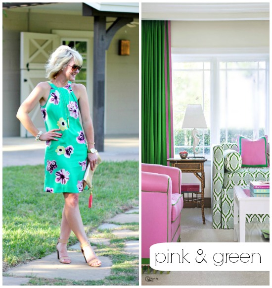Hi Sugarplum | {Outfit Iinspiration} Pink + Green
