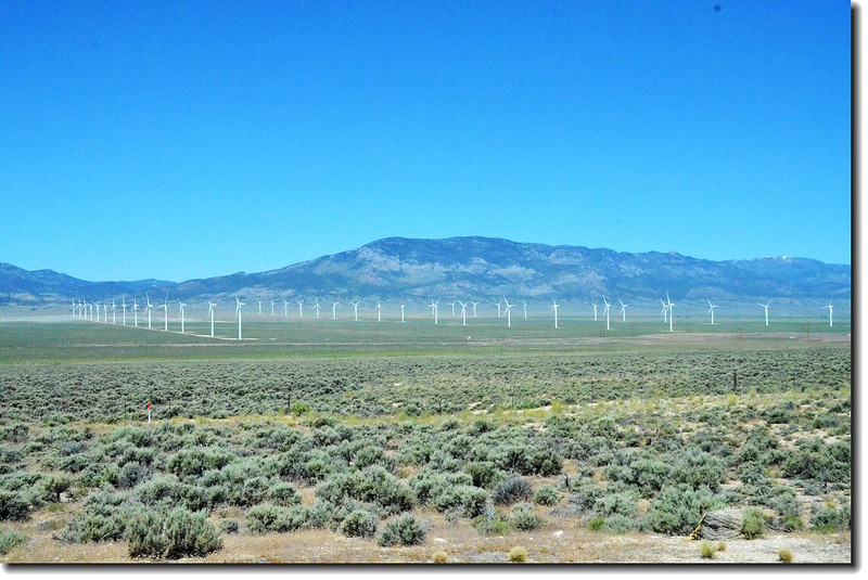 The Windmills are next to Dry Gulch, White Pine County, Nevada 1