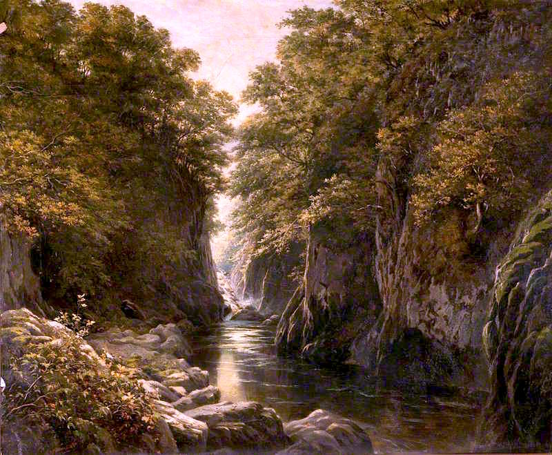 Fairy Glen, Betws-y-Coed by Reginald Aspinwall, 1876