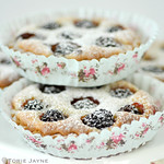 Gluten free blackberry frangipane tarts
