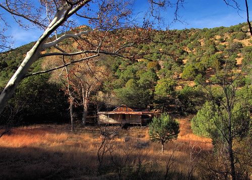old arizona usa landscape cabin hereford thenatureconservancy pl5 2013 ramseycanyonpreserve edk7 apachehighlandsecoregion uppersanpedroriverbasin