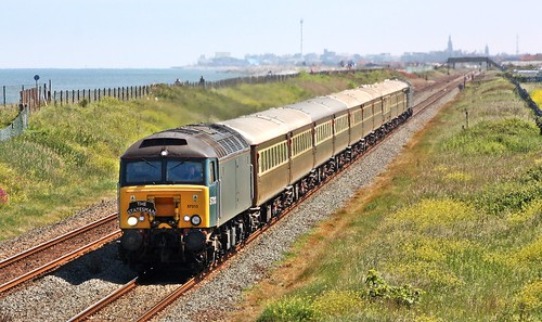 train railway 57 northwales britishrailways class57 mk2hauledstock