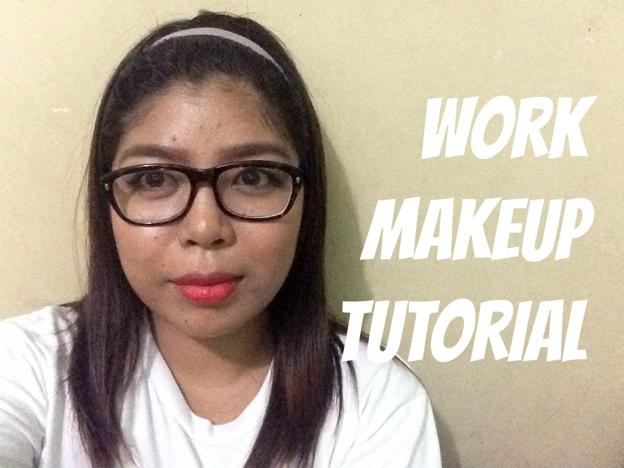 work makeup tutorial thumbnail