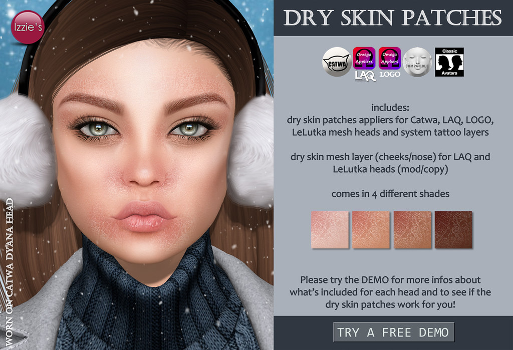Dry Skin Patches (@ TLC) - SecondLifeHub.com