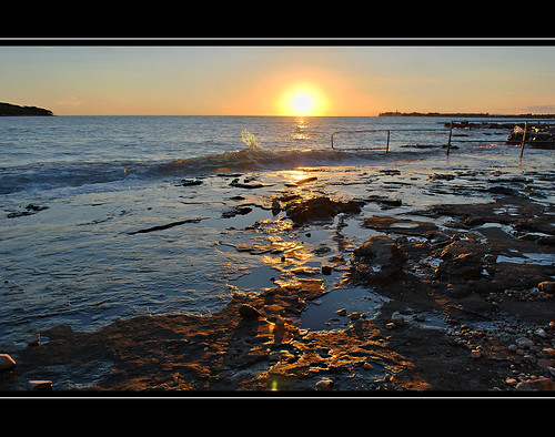 sunset beach croatia