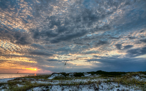 world park camping sunset sea vacation sun seascape color beach nature water beauty clouds photoshop canon sand october raw day gulf florida cloudy wideangle tiff hdr topaz photoshopelements floridastatepark hss photomatix emeraldcoast canonefs1755mmf28usm garyoliver southwaltoncounty hwy30a rebelxsi canonxsi topazadjust grandalloliver grandalloliverphoto beachesofsouthwaltoncounty topsailhillstateparkflorida