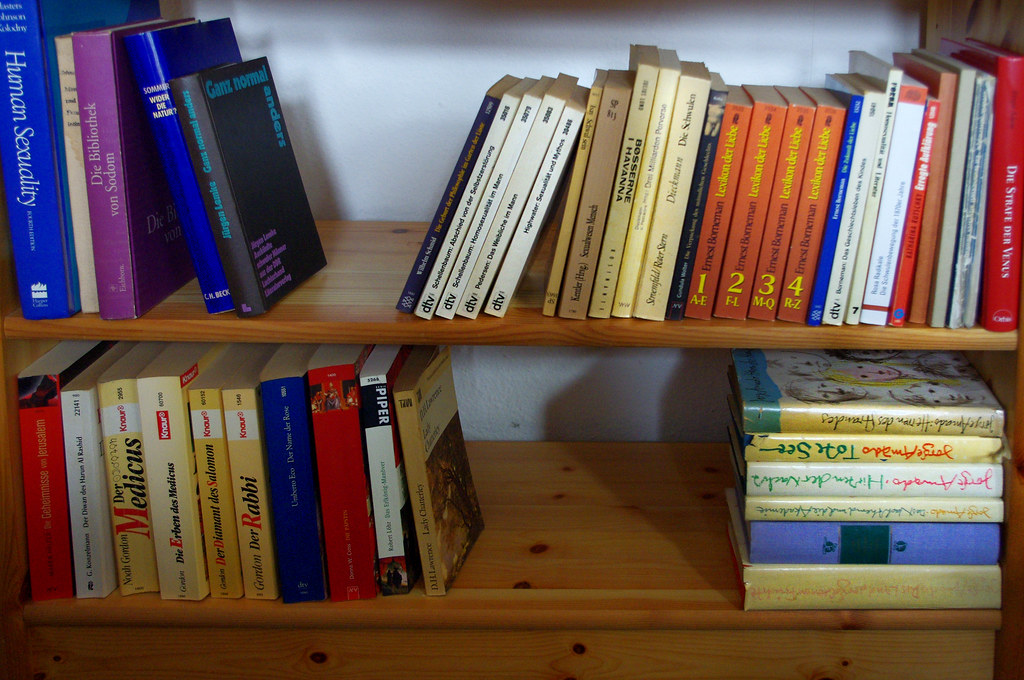 My bookshelves.