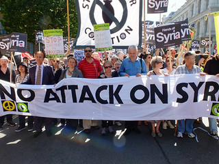 Hands off Syria march to Trafalgar Square