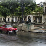Cuba_Agosto_2016 Taxi en el Paseo Del Prado
