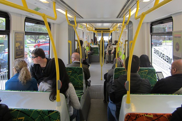 E-class tram interior