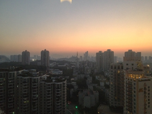 china morning urban sunrise hotel dec biztrip westin 2013