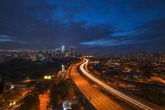 Blue Hour Sunset over Kuala Lumpur
