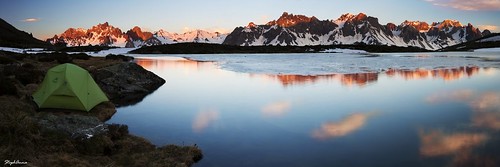 camping panorama mountain lake alps sunrise leverdesoleil névache bivouac biwak laclaramon stephanna mostsuccessfulphoto