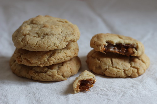 Snickers filled cookies