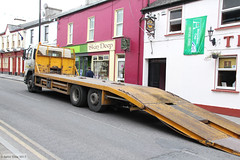 Skin Deep House of Beauty and back-loading flat-bed lorry