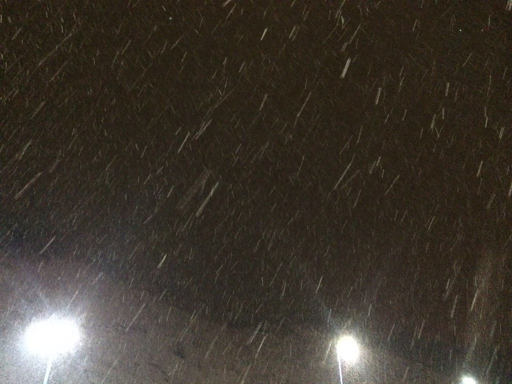 Der erste Schnee in Kanada. Juhu! :)