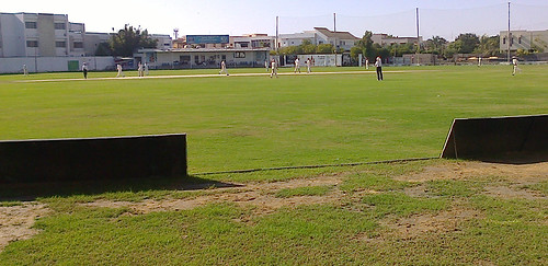 pakistan green play ground player cricket match greenery karachi ©batoolnasir