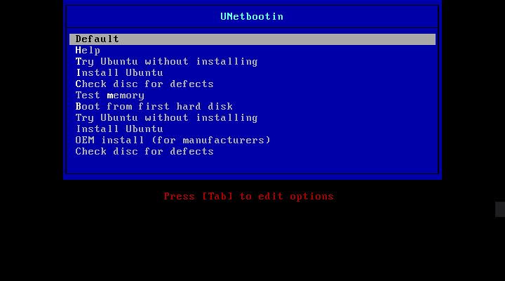 UNetbootin BIOS