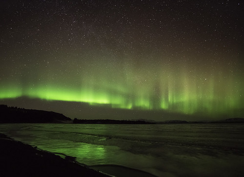 sky lake ice water night stars landscape frozen iceland nightscape aurora northernlights auroraborealis þingvallavatn