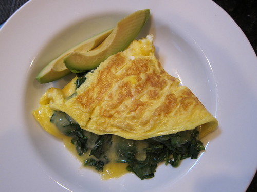 omelet, omelette, cheese, spinach, avocado,… IMG_4989