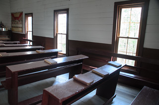 Mount Sterling Baptist Church Pews and Windows