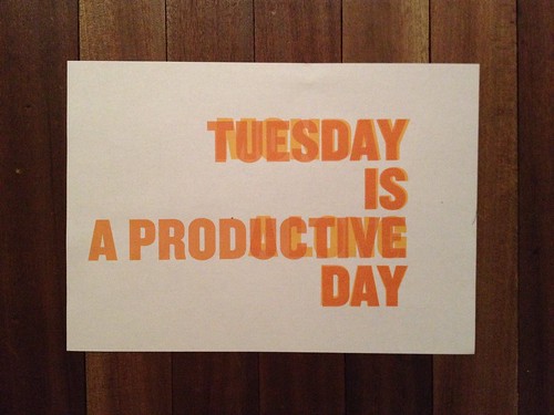 Day 46 - Tuesday is a productive day
