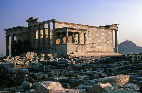 travel film sunrise 35mm ruins europe 1988 slide athens greece acropolis scannedslide attica erechtheion