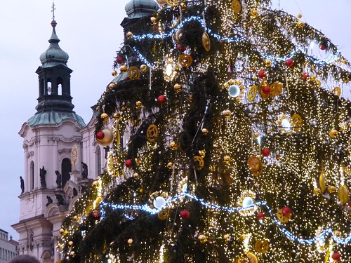 Árbol de Navidad de la Plaza de la Ciudad Vieja de Praga