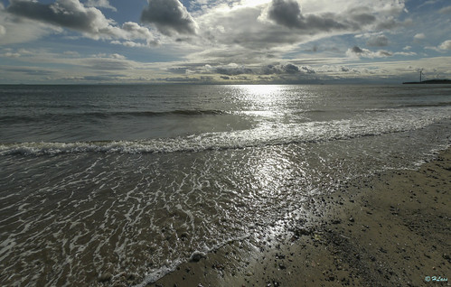 sea beach strand lumix coast scotland meer surf tide lass trail northsea hauke seashore nordsee arbroath gh sandbank tiden reflexionen küste schottland wanderweg brandung spieglung haukelass