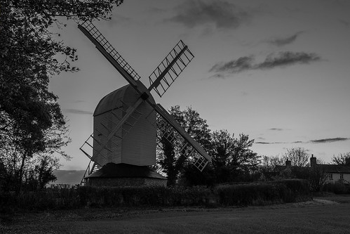 windmill ashdon canon carlzeiss essex lintonsnapper dawn sunrise blackandwhite