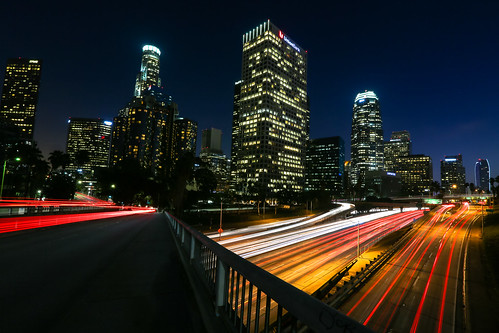 california city night canon lights los long exposure downtown cityscape traffic angeles mark iii 5d 17mm