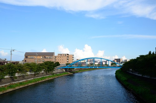 bridge japan river tokyo itabashi ukimafunado