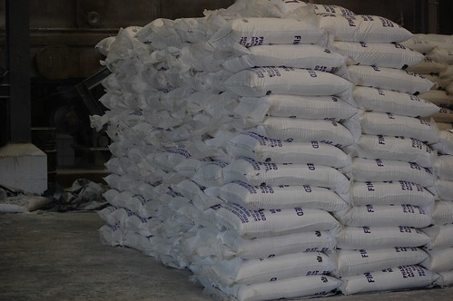 Bags of salt for sale at NPA Port Harcourt Salt factory