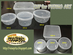 cup puding art