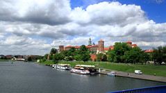 Wawel Castle and Cathedral in Krakow from Wisla River