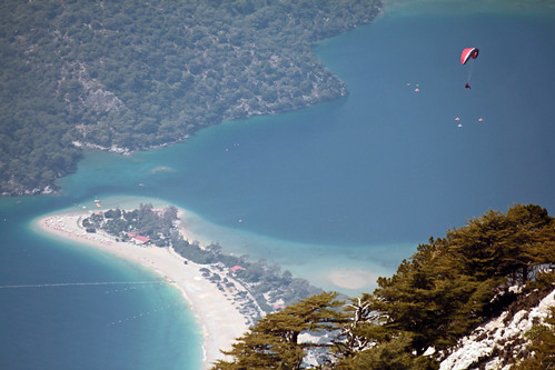 sea turkey coast mediterranean türkiye mount paragliding fethiye ölüdeniz mediterraneum muğla babadağ cragus kragus