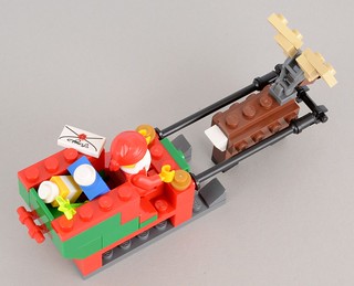 Schlitten LEGO Santa Sleigh LEGO 40059 Christmas Weihnachten Polybag 