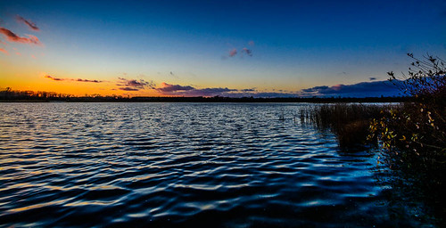 november sunset sky lake water wisconsin unitedstates ottawa ottawalake dousman 2013