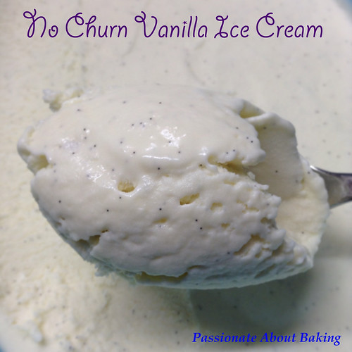 no churn vanilla ice cream
