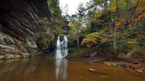 autumn waterfall northcarolina d800 hangingrockstatepark lowercascades
