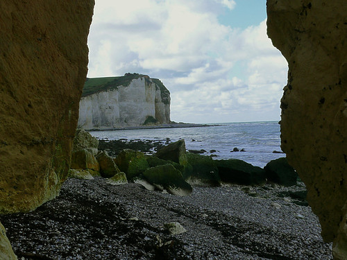 summer seascape france beach landscape photo rocks view cliffs shore seethrough normandy petitdalles