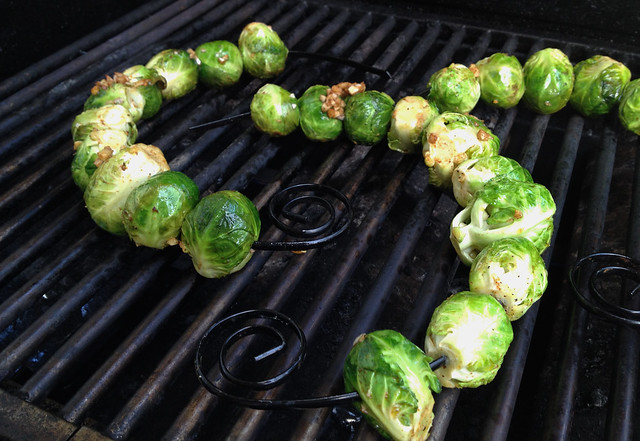 Grilled Brussels sprouts.