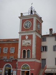 Clock tower in Rovinj