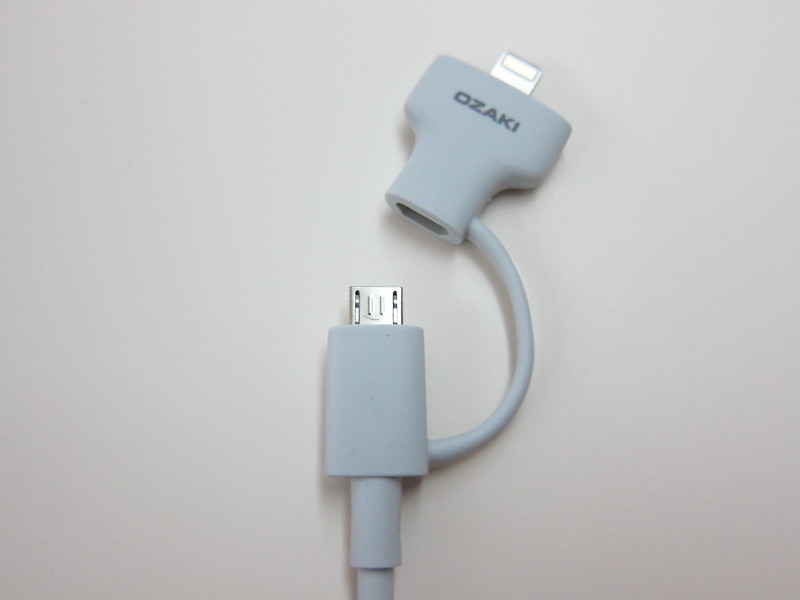 Ozaki O!tool Combo Cable - Micro USB to Lightning