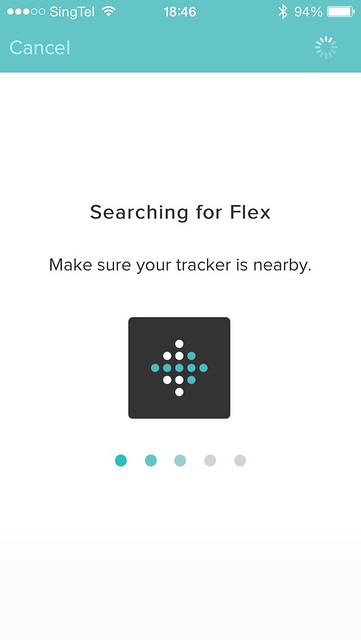 Fitbit Flex iOS App - Step 7