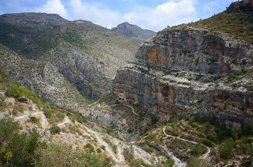 canyon gorges espagne marinaalta valldelaguar