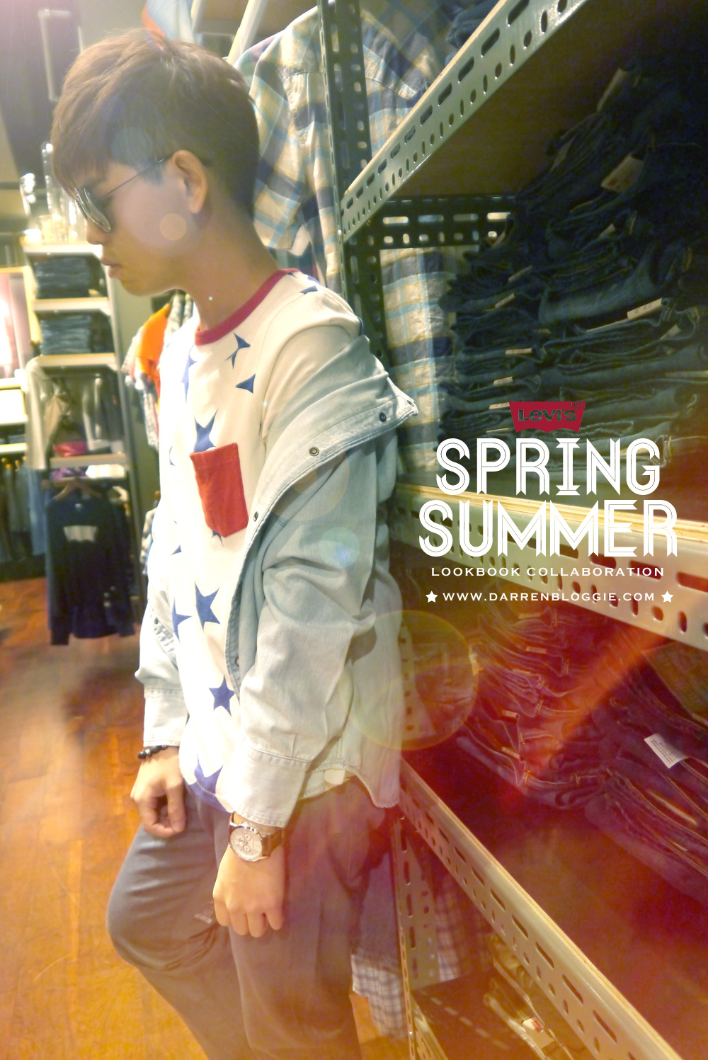 Darren Bloggie X LEVI'S Spring/Summer Lookbook Collaboration